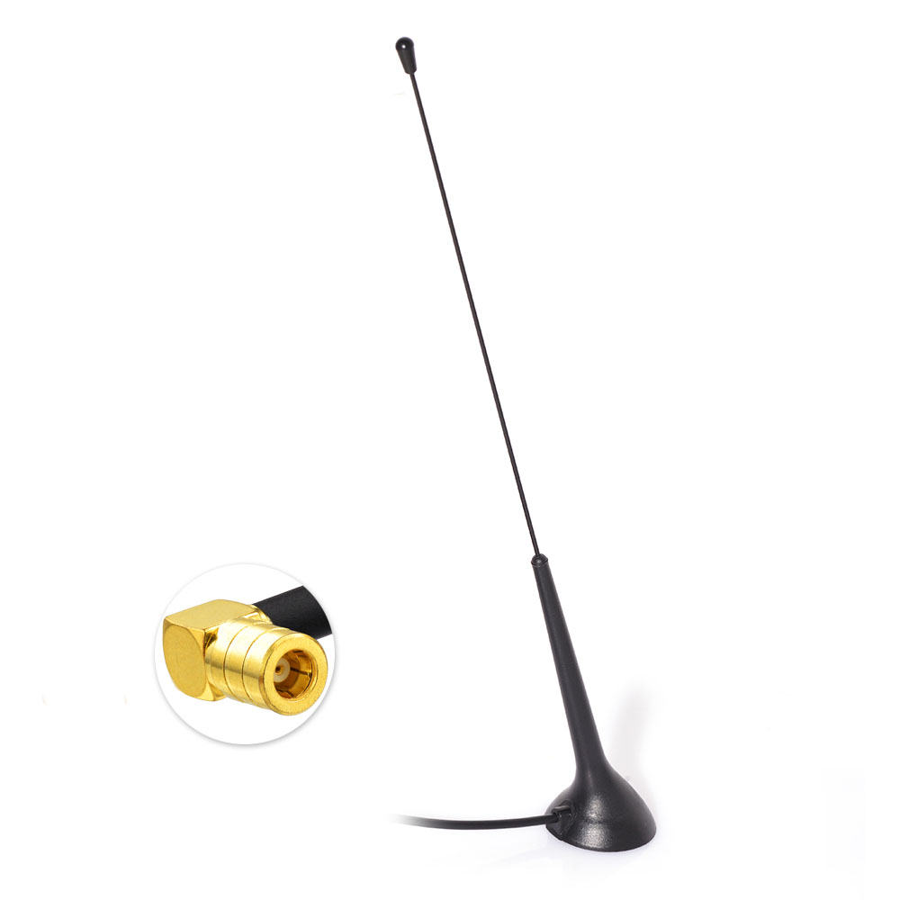 Superbat DAB/DAB+/FM/AM Car Radios Aerial Magnetic Mount DAB Aerial Antenna SMB 3M Cable for JVC Pioneer Blaupunkt Kenwood Sony
