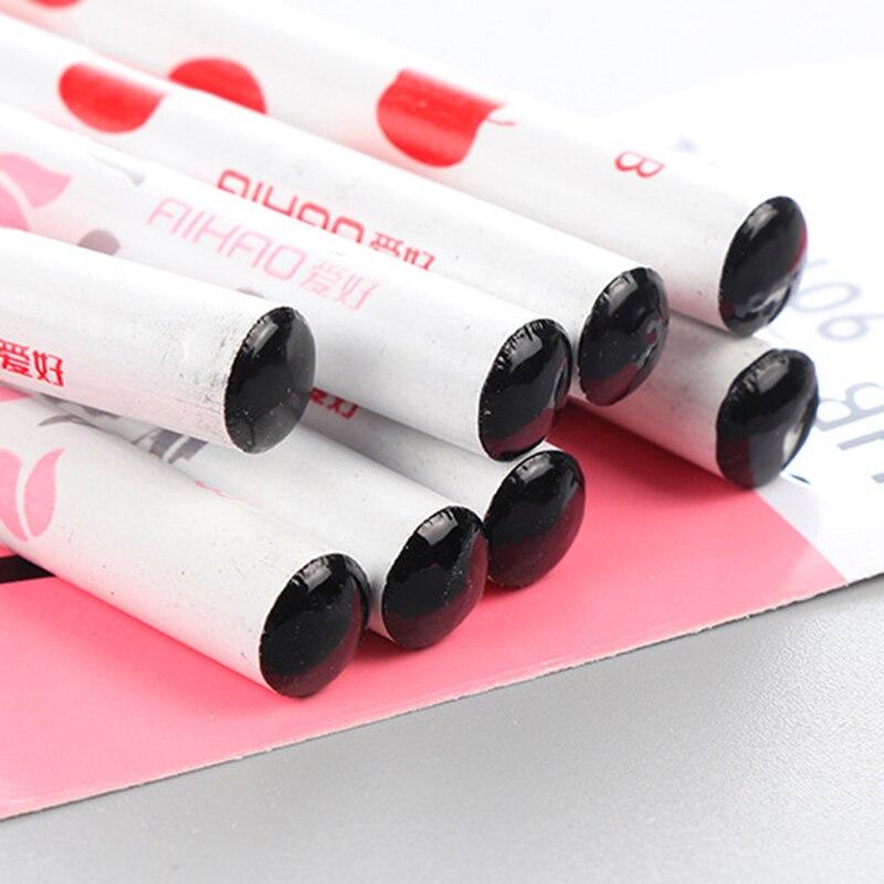 12pcs/Lot Roman Letter Pencil HB Black Lead Alpha Standard Pencils for School Supplies Wood Lapis Office Accessories