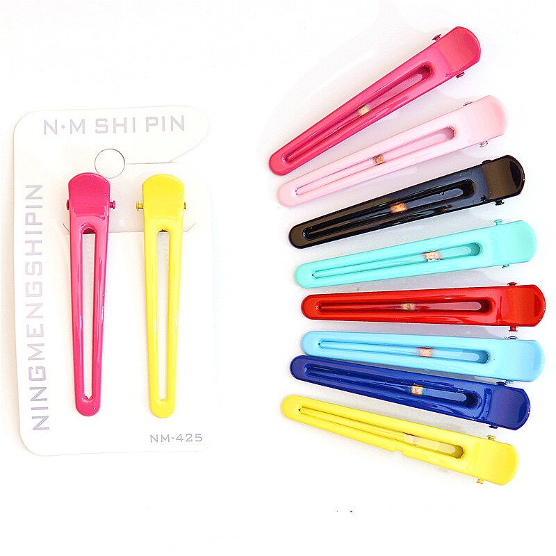 1 paar paarse haarspeldjes schattige prinsessenstijl kinderen glanzende textuur haarspeldjes baby zijclip meisjes accessoire