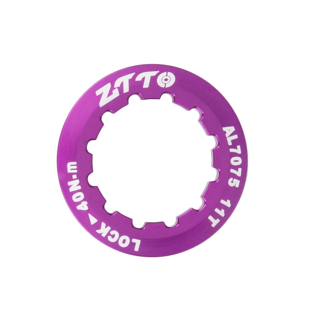 Mtb Racefiets Cassette Cover Lock Ring 11T AL7075 Ultralight Cap Voor Shimano Sram Sunrace 9S 10S 11S 12S Speed Vrijloop: 11T Purple