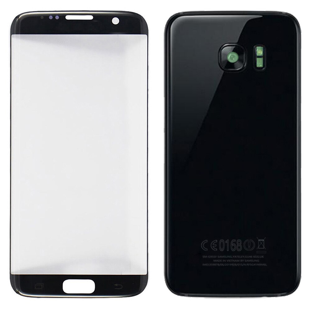 Gereedschapsset voor het vervangen van het glas van het touchscreen aan de voorkant van de samsung galaxy  s7 edge, voor het repareren van een gebroken glas