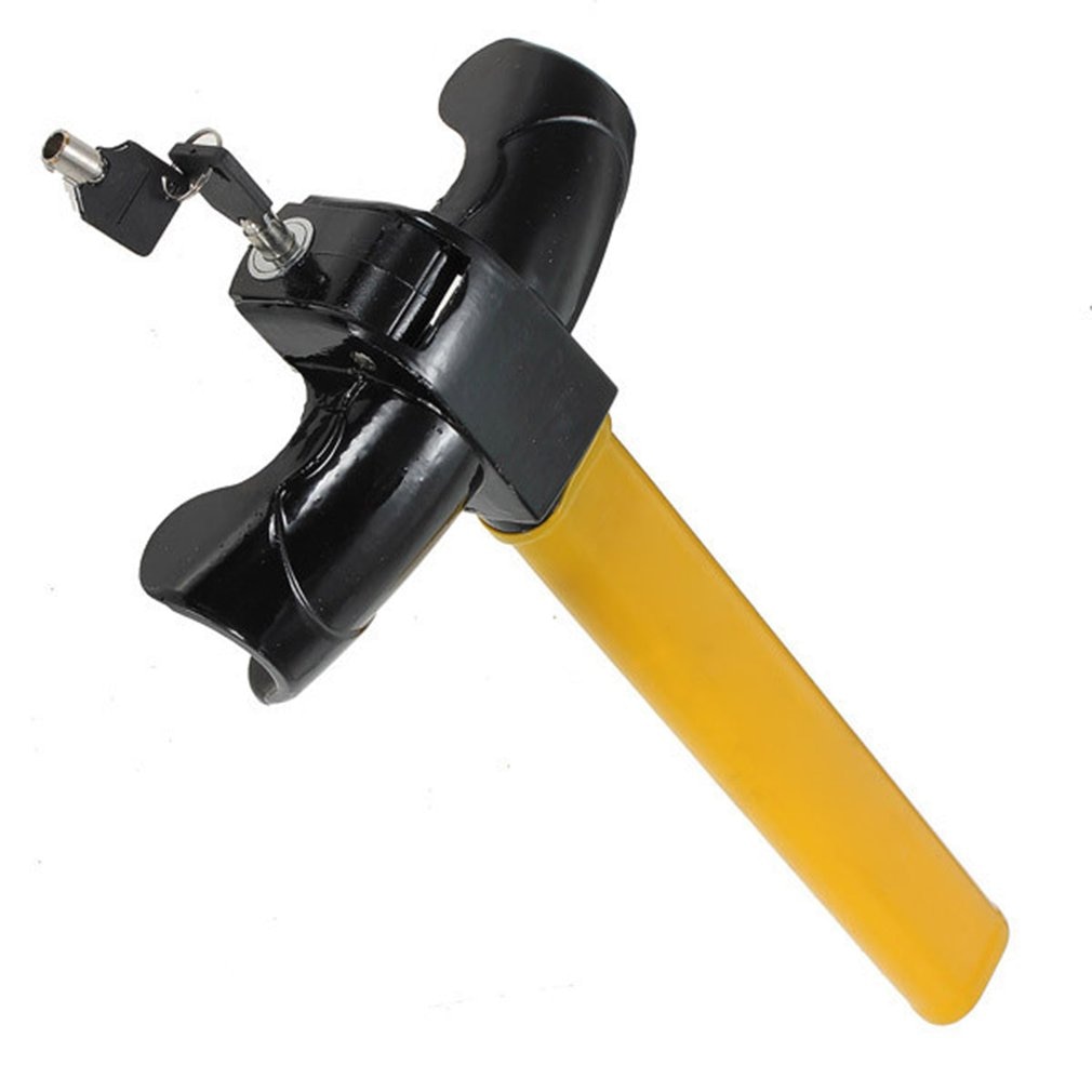 Universal Heavy Duty Anti-theft Steering Wheel Lock Car/Van Security Rotary Steering Wheel Lock Enhance Car Security