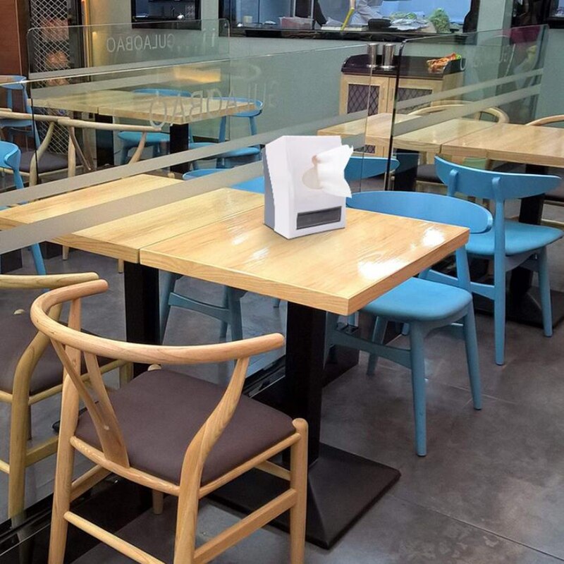 Table Top Restaurant Tissue Dispenser Napkin and Toothpick Holder Paper Roll Holder for Hotel