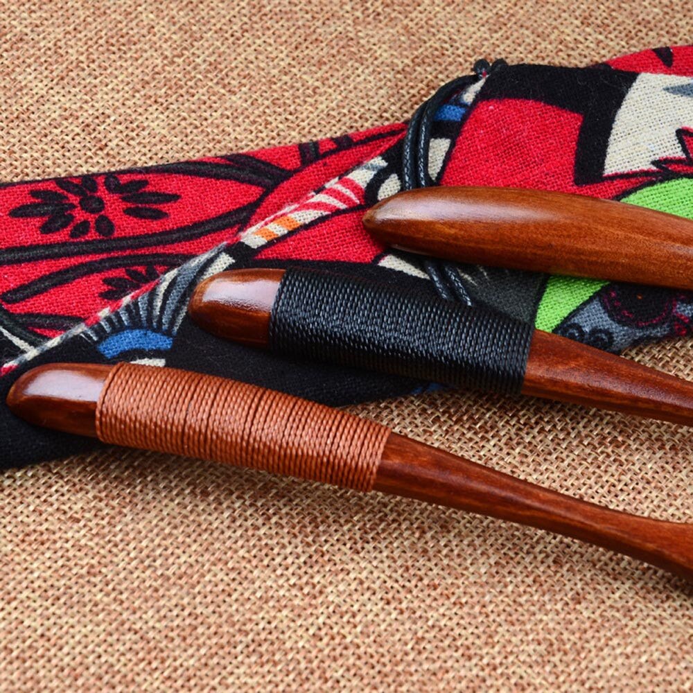 Coffee spoon kitchen cooking utensils soup teaspoon Japanese style tie line coffee honey wooden spoon L0422