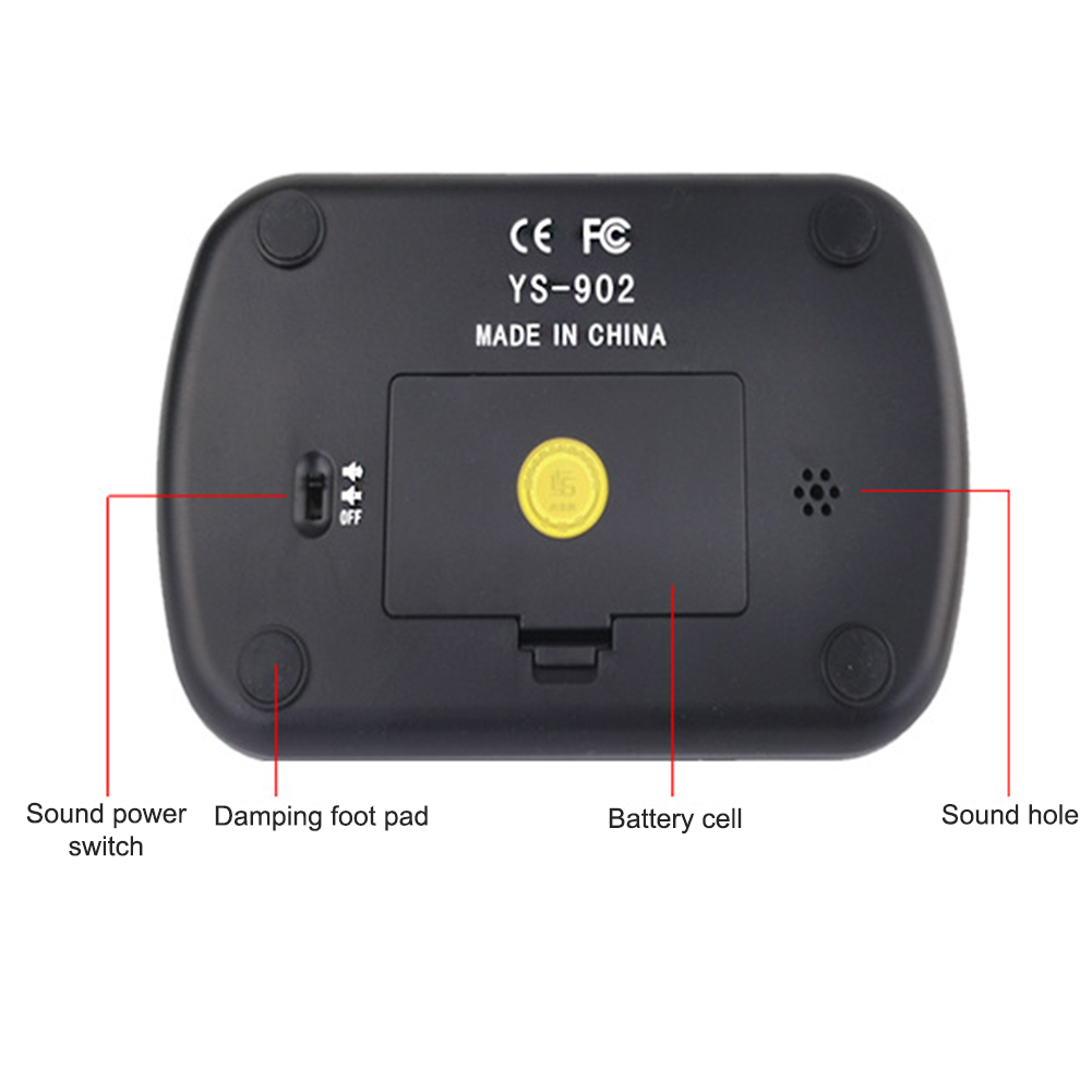 Chess Clock Count Up Down Timer Multipurpose Digital Watch Portable Board Game Timer Clock for International Chess