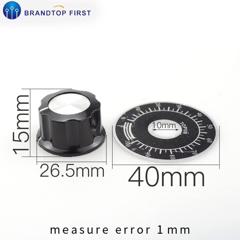 A03 dial knob + MF-A03 bakelite knob with scale plate / sheet scale digital potentiometer