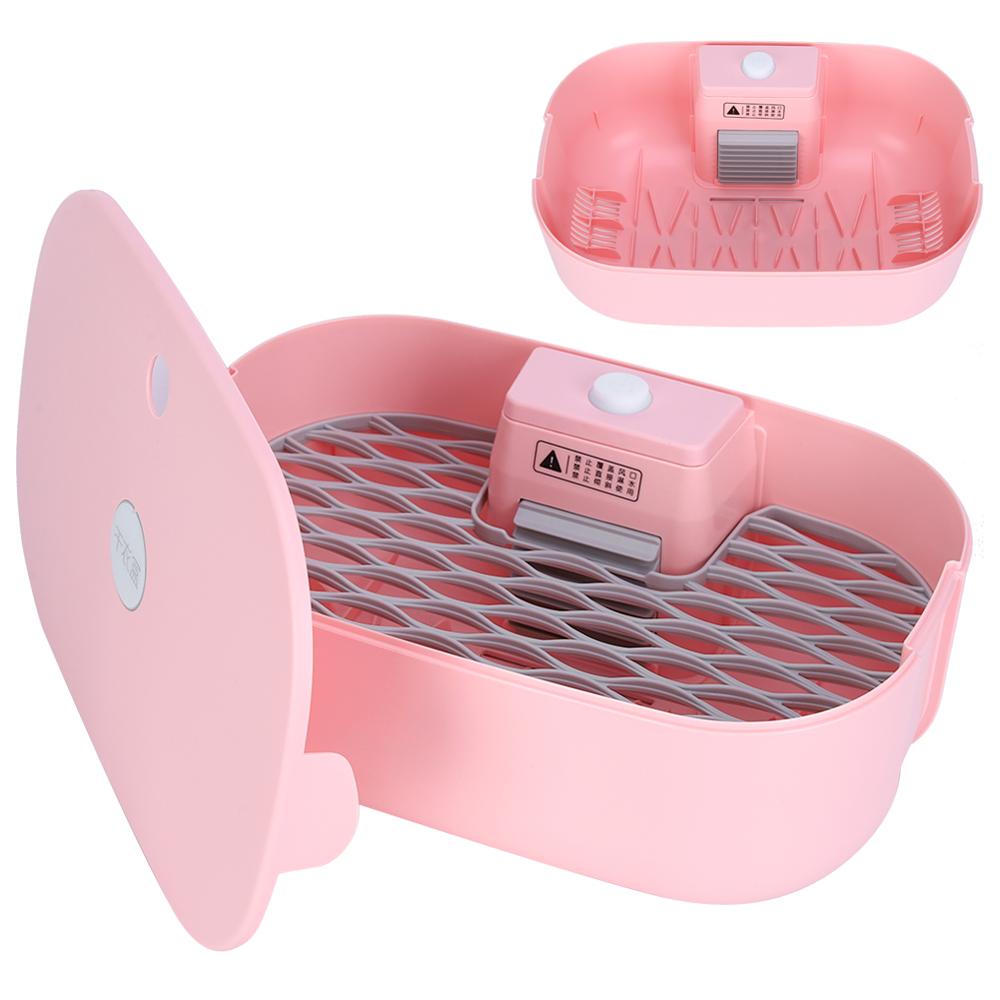 Portable Clothes Dryer Machine Mini Underwear Towel Clothes Dryer Box for Home Travel Waterproof Pink Chinese Plug 220V