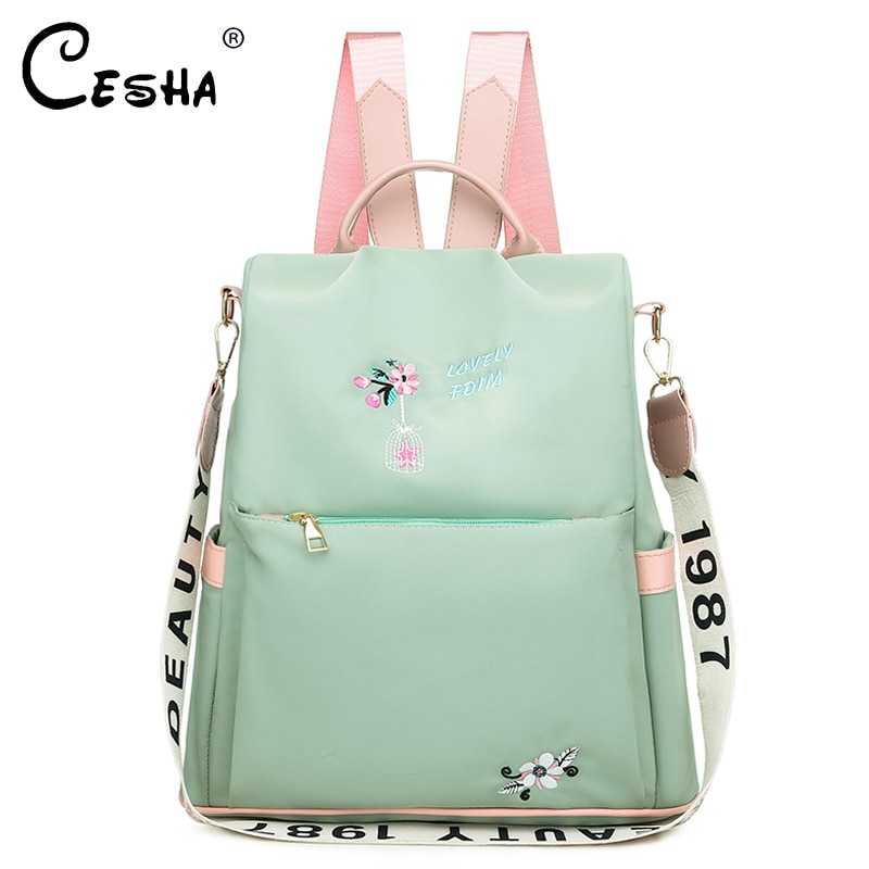 Multifuction CESHA Moda Anti Roubo de Mulheres Mochila Oxford Mochila para Adolescente Meninas Estilo Bonito Mochila Mochila Mochila