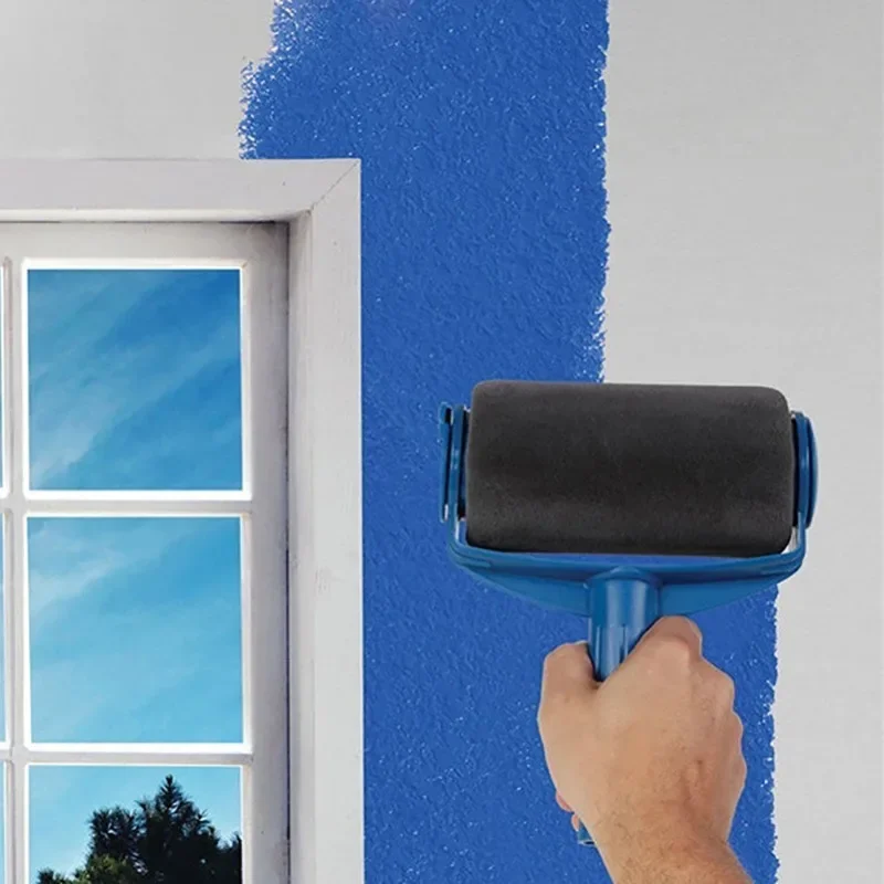 Pincel de pintura DIY para el hogar y exteriores, herramienta multifunción, juego de pinceles con rodillo de pintura, decoración de pared, pincel de pintura