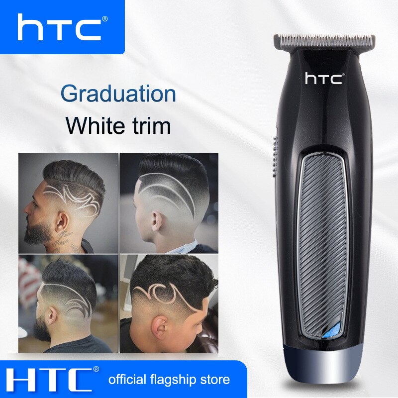 HTC AT-229 Oil Head Electric Clippers Carving Retro Hair Razor Rechargeable USB Shaver Cordless Haircut Household Hair Trimmer