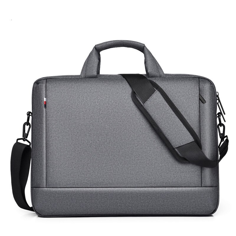 Notizbuch Laptop Taschen Wasserdichte 15,6 zoll Macbook Computer Geschäft Tasche Tablette herren Aktentasche Bote Tasche: grau