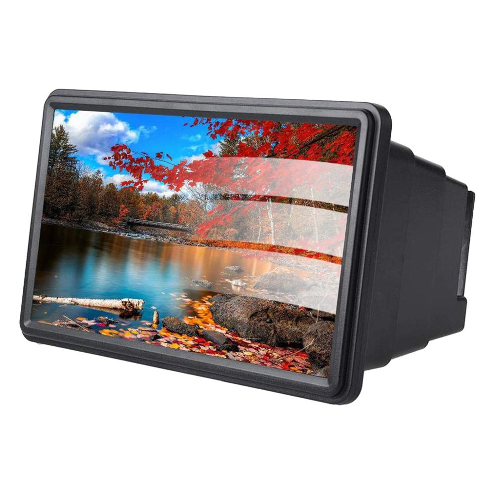 Pantalla 3D telescópica ajustable para teléfono móvil, lupa de amplificación con soporte de , 14 pulgadas, 2 colores