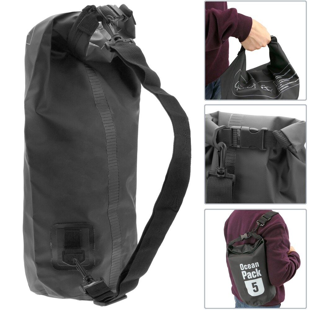 PrimeMatik-5L sac étanche. Sac à dos d&#39;eau pour Nautica kayak canoë pêche camping