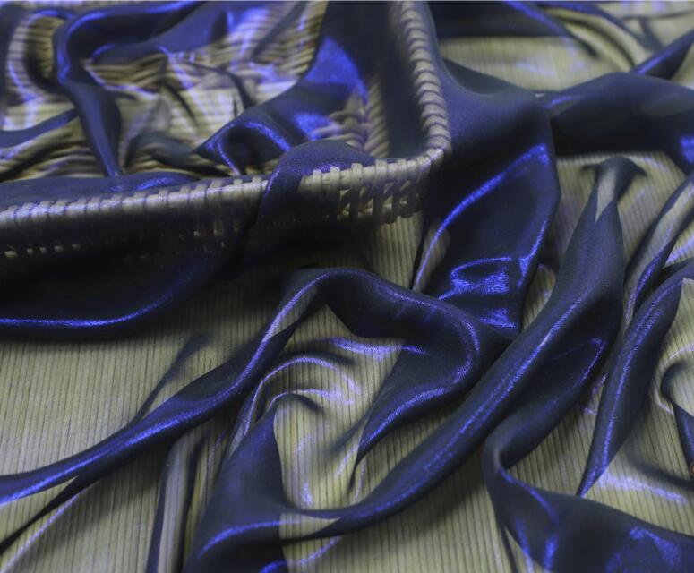 Stage Dancing Dress Chiffon Fabric Cosplay 30D Thin Shiny Fabric Sparkling sewing bronzing wedding costume DIY 1M