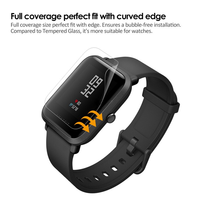 Película protetora para amazfit bip u s (não vidro) em amazfit gts 2 mini 2e filme protetor de tela folha