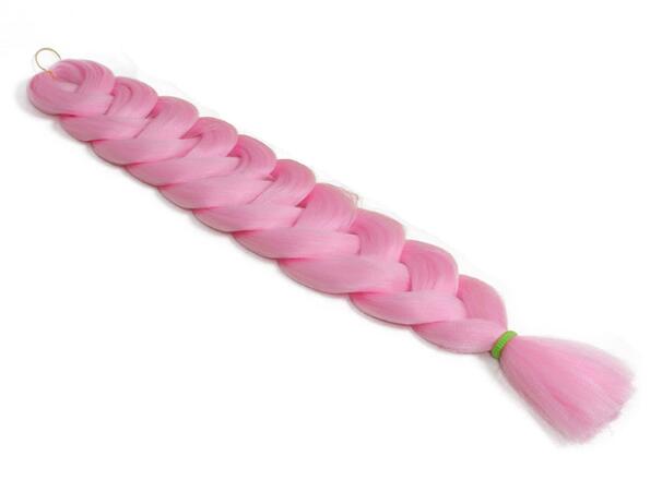Crochet Braiding Hair one piece 82 inch Synthetic Braiding Hair 165g/piece pure color Jumbo Braid Hair Extensions: Pink