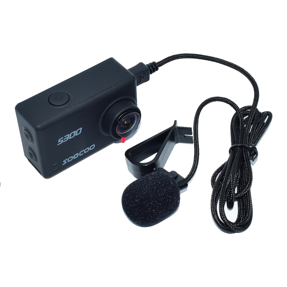 External Mic Microphone For SOOCOO S300 Action Camera Video Cam 5*3*2cm