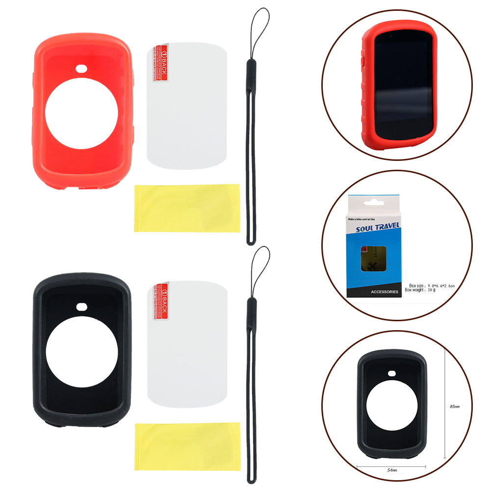 Juste de protection pour ordinateur de vélo Garmin Edge 530, compteur de vitesse sans fil, étui de protection en silicone, écran en verre Guatemala