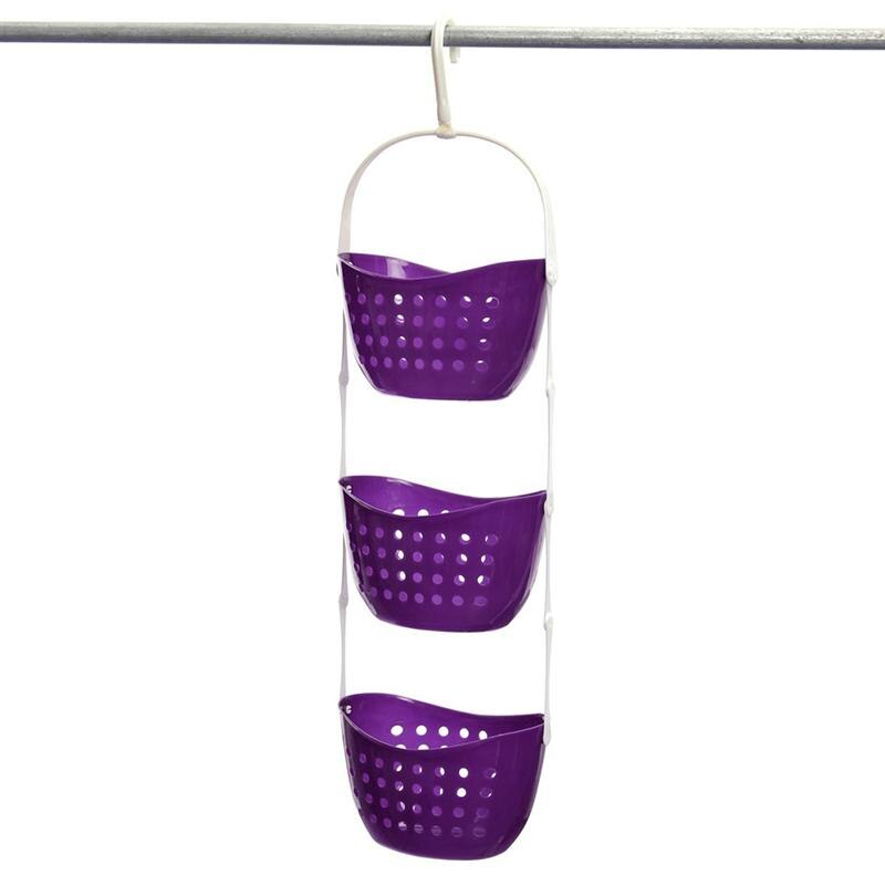 Organizador de almacenamiento de 3 niveles de ducha de dormitorio