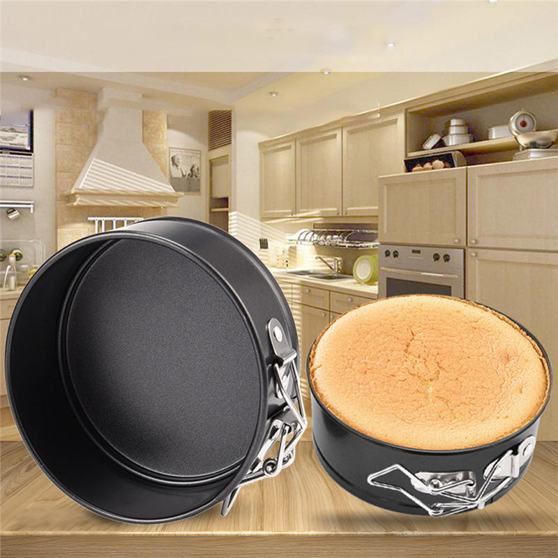 4 inch 11CM Mini Round Cake Tin Non Stick Spring Form Loose Base Baking Pan Tray Quick and easy to clean @C