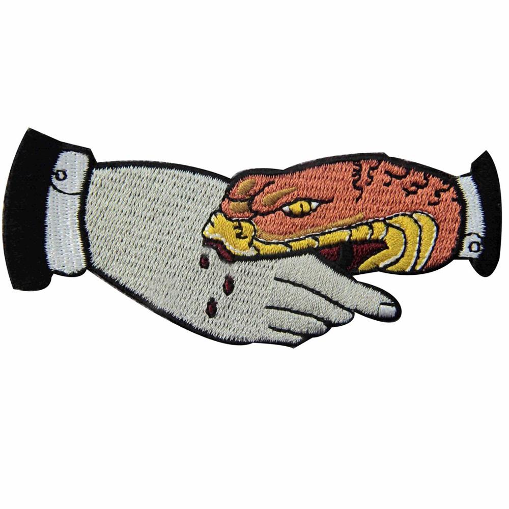 Trust No One Patch Embroidered Badge Iron On Sew On Emblem