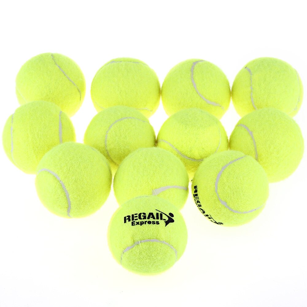 REGAIL 12pcs Tennis High Elasticity Training Ball