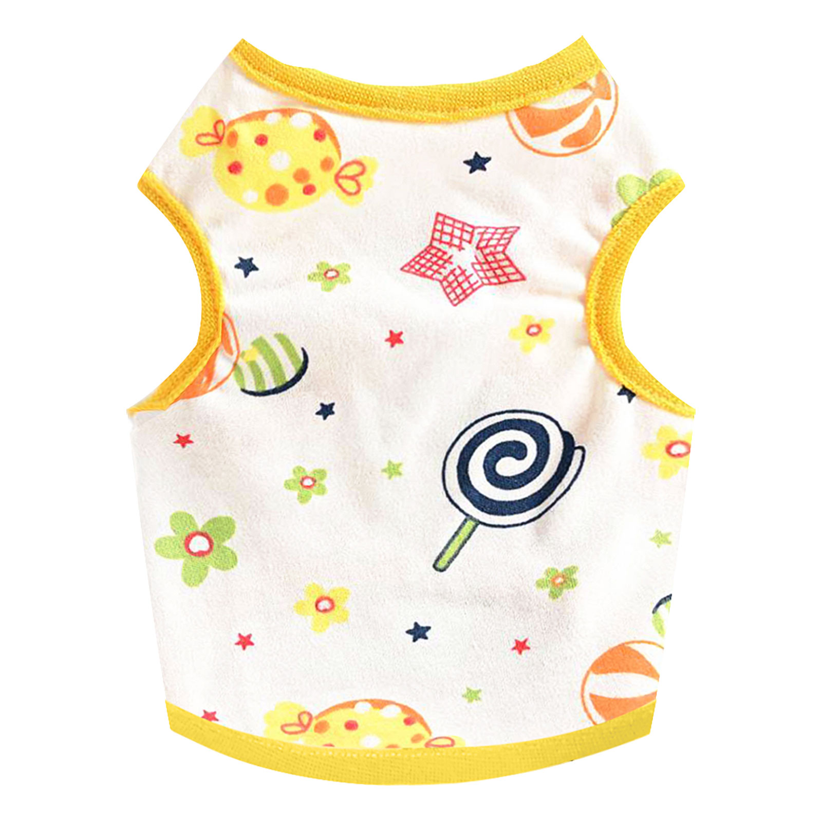 T-Shirt d'été fin et respirant pour chien de petite et moyenne taille, imprimé dessin animé mignon, vêtements Chihuahua Yorkshire GlaPet,: XS / Black