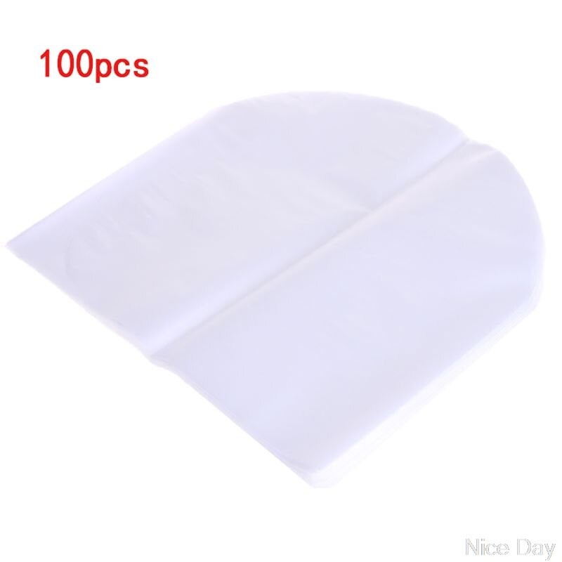 100Pcs/2Bag 7" Vinyl Record Protecter LP Record Protective Inner Bags Anti-Static Sleeves Inner Clear Cover M27 20