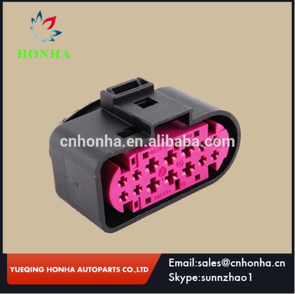 14 -pins vrouwelijke connector tyco te elektrische kabelboom connector 1 j 0973737