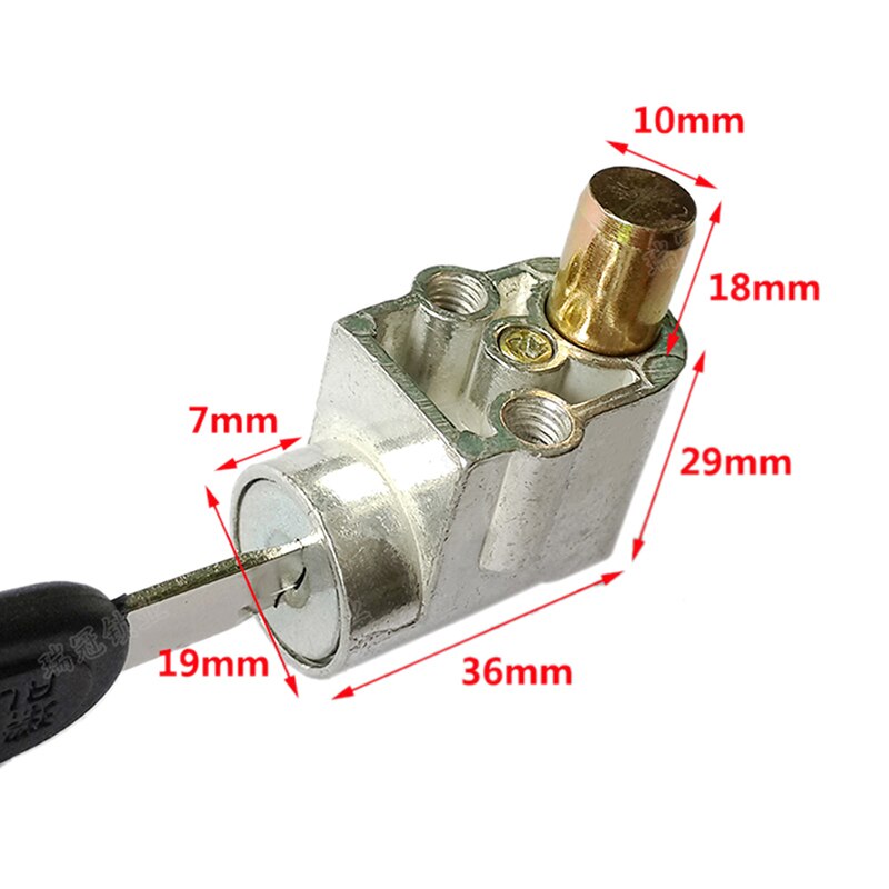 Contactslot + 2 Sleutel Voor Motorfiets Elektrische Fiets Scooter E-Bike Motor Fiets Accessoires