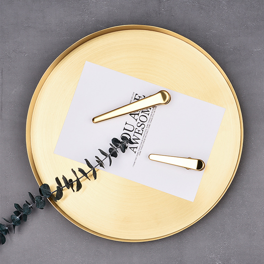 Exquisite Home Gold Kitchen Space Saving Round Shape Jewelry Display Decorative Storage Tray Desktop Stainless Steel Bathroom