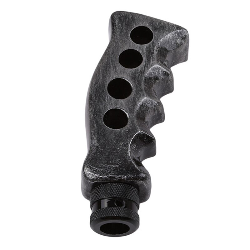 Universal Car Aluminum Manual Gear Shift Knob Stick Manual Transmission Gear Stick Lever Shifter Knob: Silver