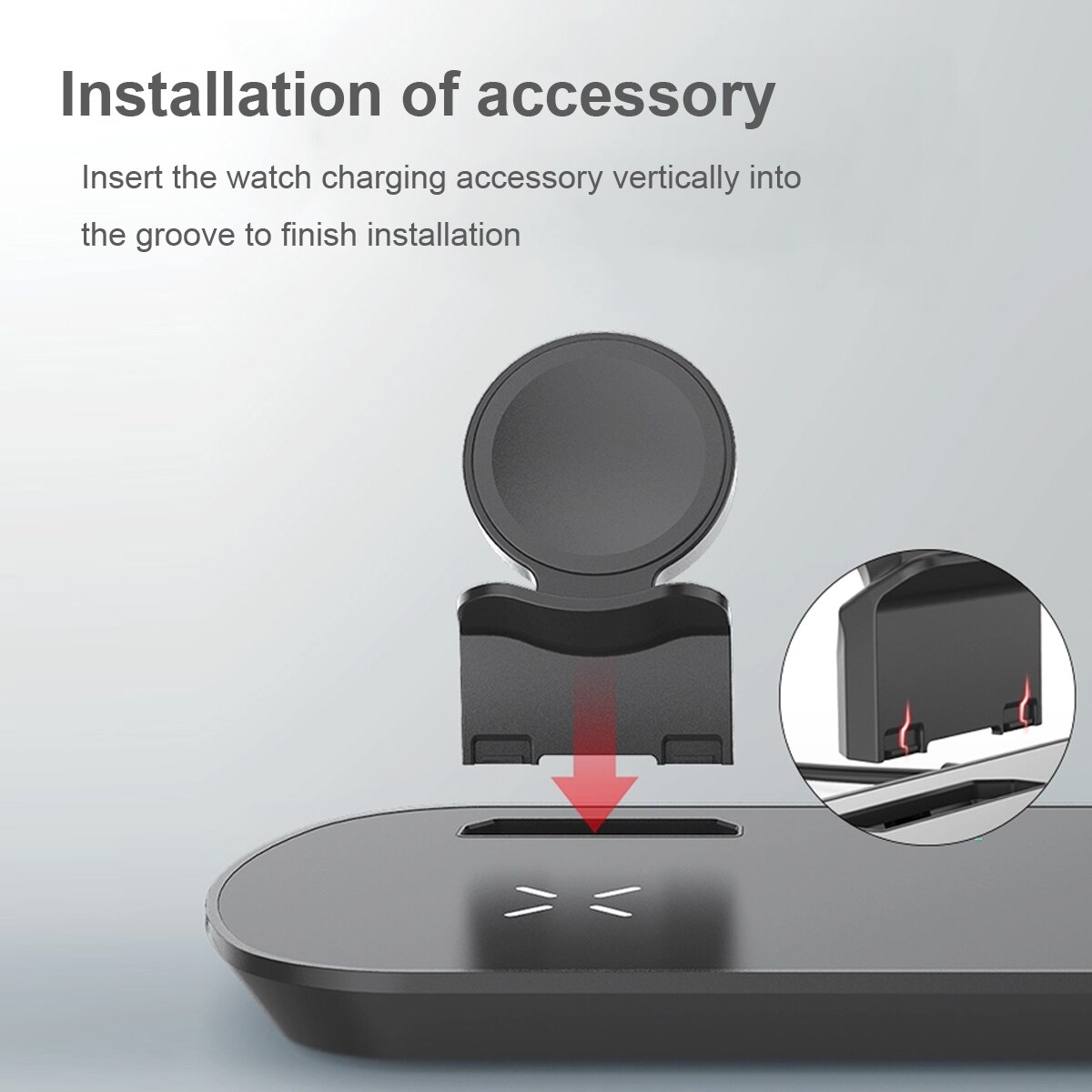 3 IN 1 Wireless Charging Station For Samsung Watch Active 1,2, Samsung Buds