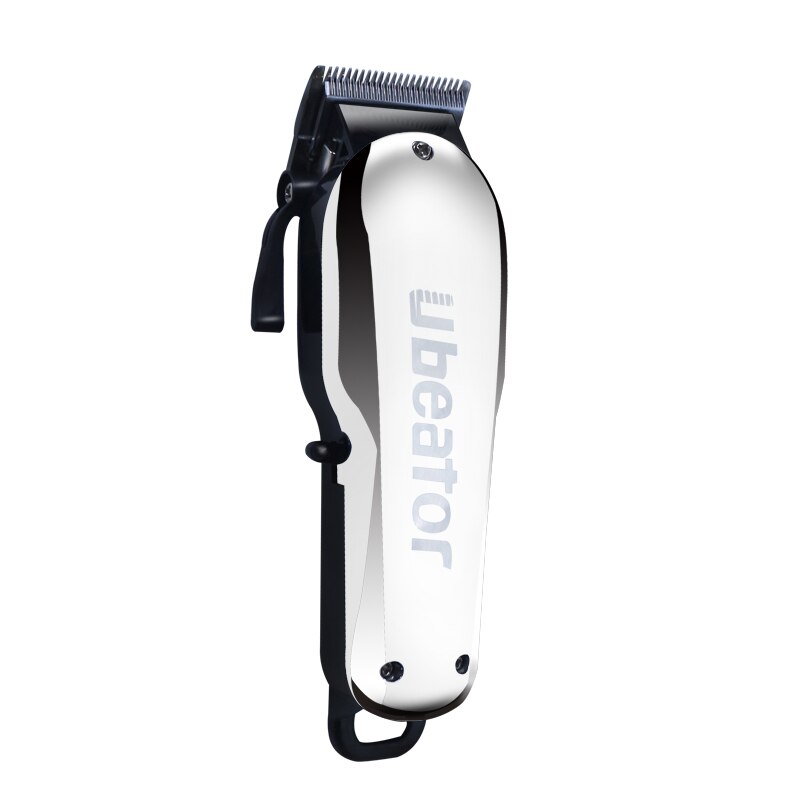 barber shop red Silver hair clipper 100-240V rechargeable cut electric hair trimmer cutter hair cutting machine haircut Cordless: Silver / EU Plug