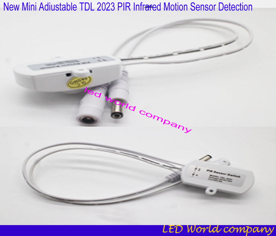 Mini Adjustable TDL 2023 PIR Infrared Motion Sensor Detection LED Switch 120 Degree Induction Angle