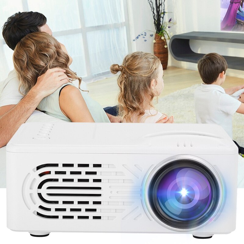 Rd814 Mini Portable Projector Children's Led Pico Video Projector Suitable for Home Movie Projection Us Plug