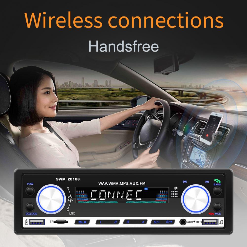 Universal 12V Voltage Bluetooth Car MP3 Player Dual USB Multi-function Multimedia Player Car Card Player Radio