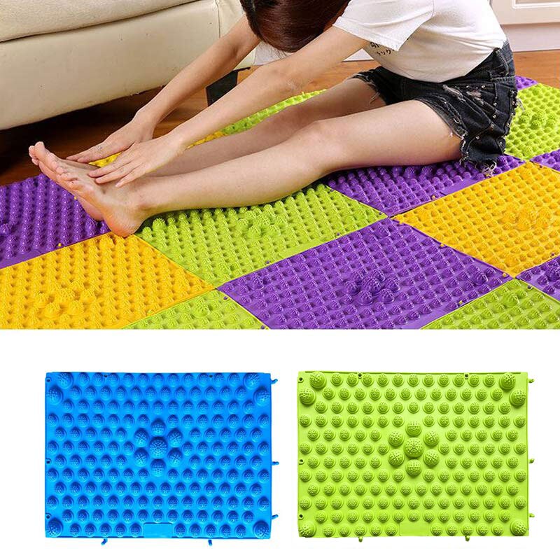Tapis de massage pour pieds coloré et Durable avec réflexologie, outil de relaxation et de Circulation sanguine pour les orteils