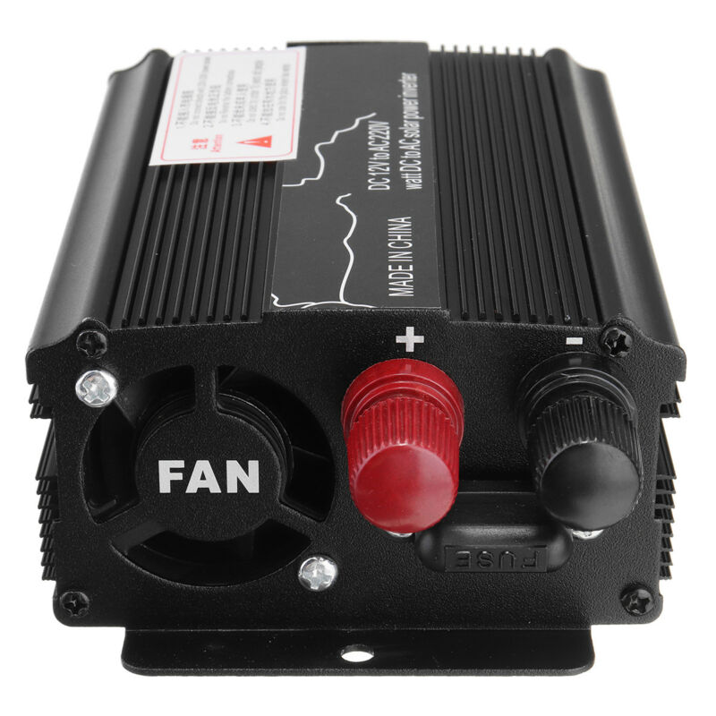Onduleur modifié  to 3000w voitures énergie solaire 12/24v sinus 110/220v convertisseur d'onde (avec fil de pince + fil d'allume-cigare)