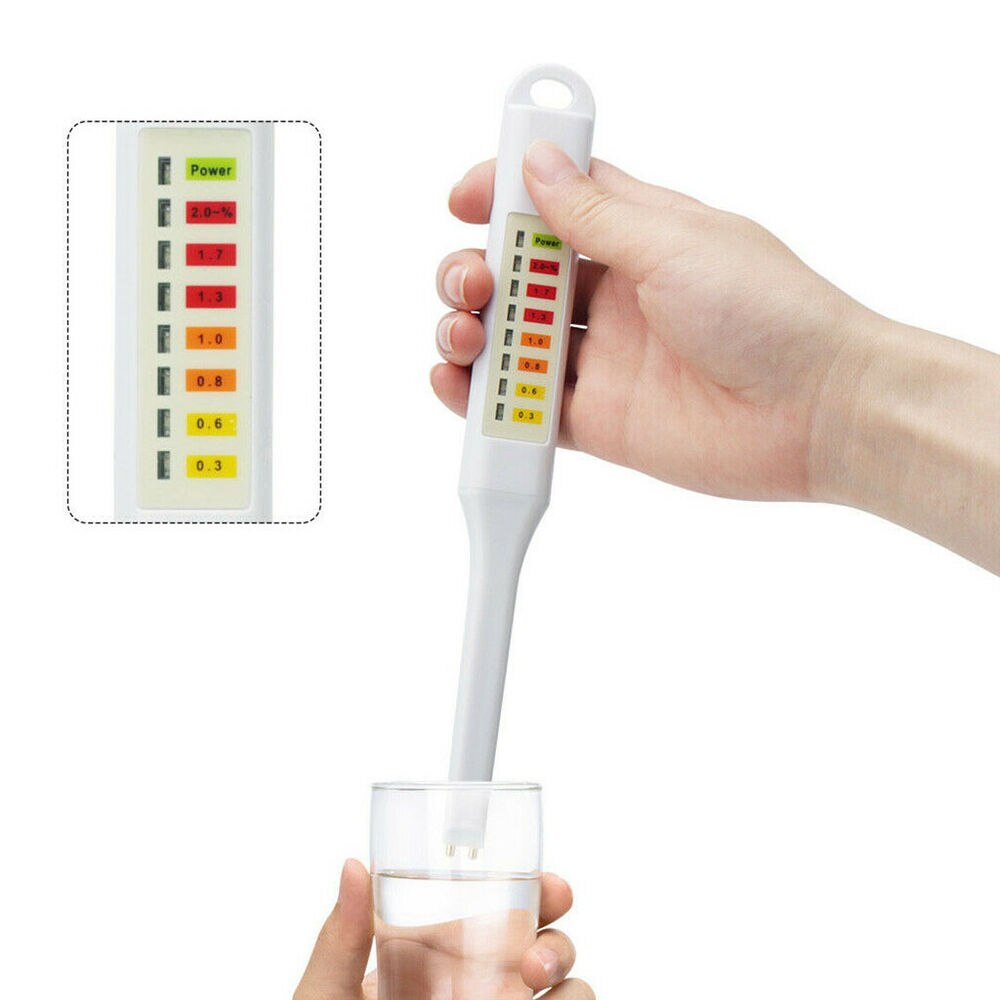 Precise Food Salt Tester Meter Swimming Pool Temperature Kitchen Flavor Gauge ABS Kitchen Tools Salinity Tester LED Detector