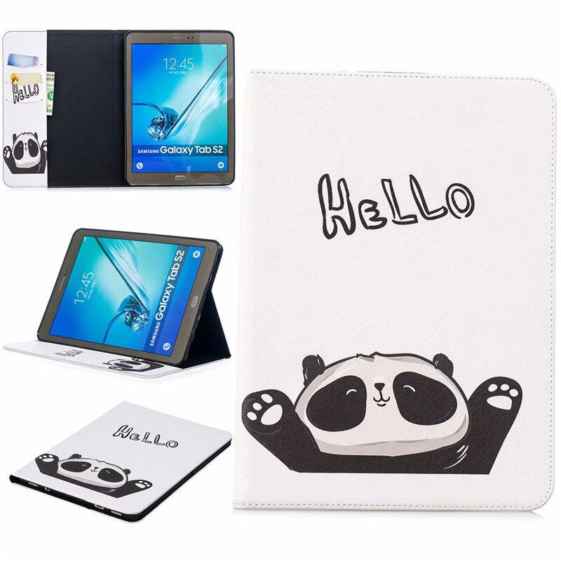 Tablet Case for Samsung Galaxy Tab S2 9.7" - PU Leather Flip Stand Cover with Auto Sleep/Wake: 10