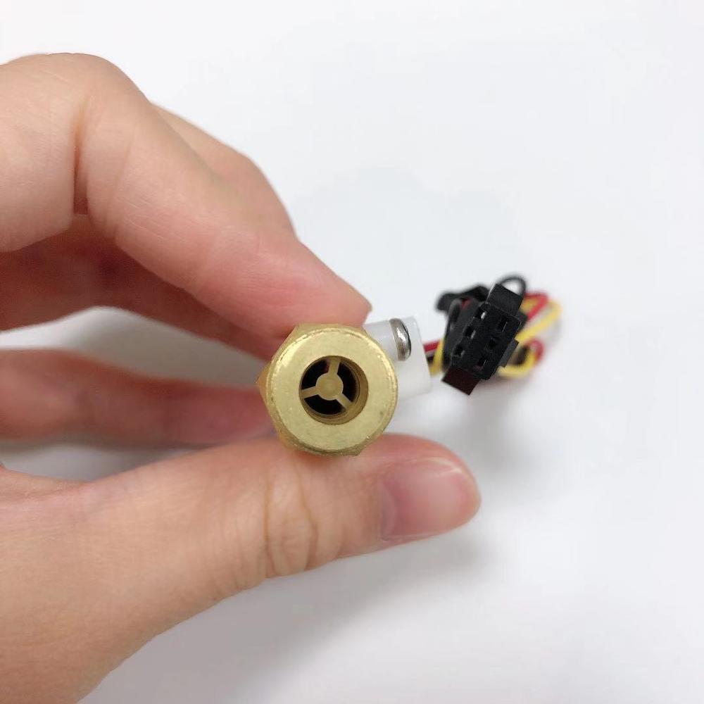 1/4 "Messing Hall Mass Flow Controller Liquid Sensor Schakelaar Fabriek Concurrerende Prijs Vloeiende Bereik 0.35-3.0L/Min SEN-HZ41WC