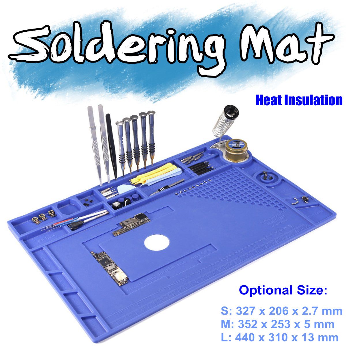 Solderen Mat Telefoon Reparatie Bureau Pad Onderhoud Station Magnetische Isolatie