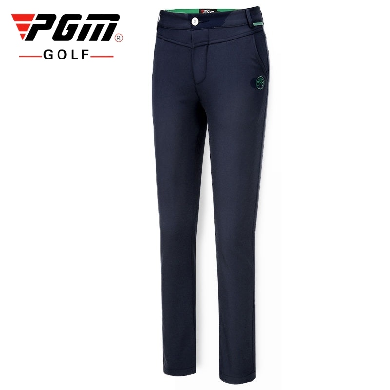 Dame elastiske bukser med stram bund dame varme fleece åndbare golfbukser kvindelige solf straight sportsbukser  aa51865