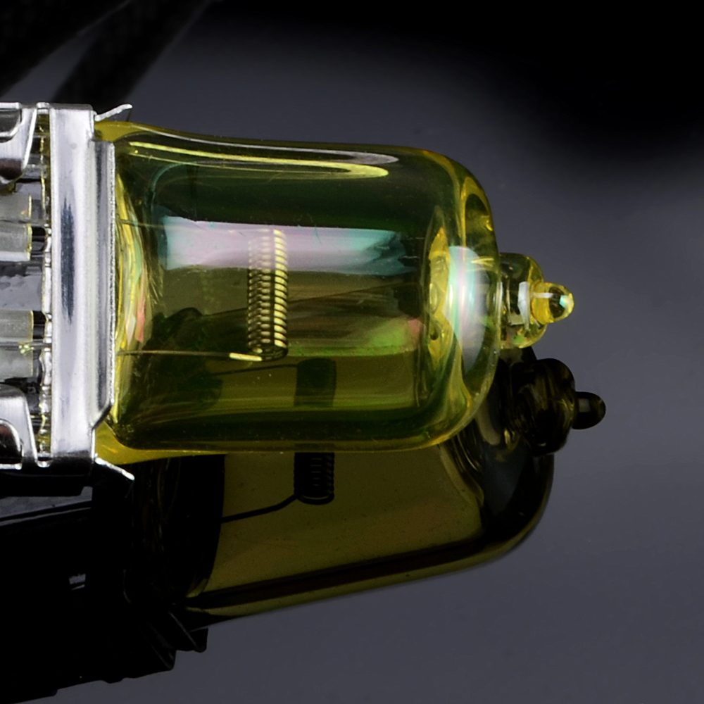 hippcron H3 Halogen Lamp 12V 55W 1 Piece Yellow3000K HeadLight Glass Replacement Car Light Auto Bulb