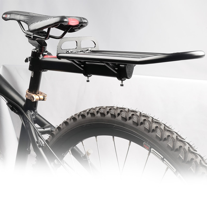 Deemount cykel lastlegering bärare sadelstolpe snabbmonterade cyklar bakre bagagehylla väskhållare stativ valfri framgaffel baklucka