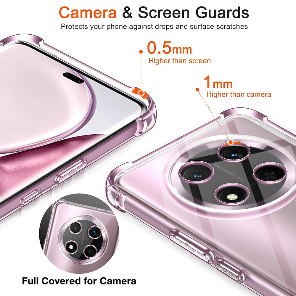 Funda suave de silicona a prueba de golpes para Huawei Honor Magic7 Magic6 Magic5 Magic4 Lite Pro Ultimate, funda transparente fina para Magic 7 6 5 4
