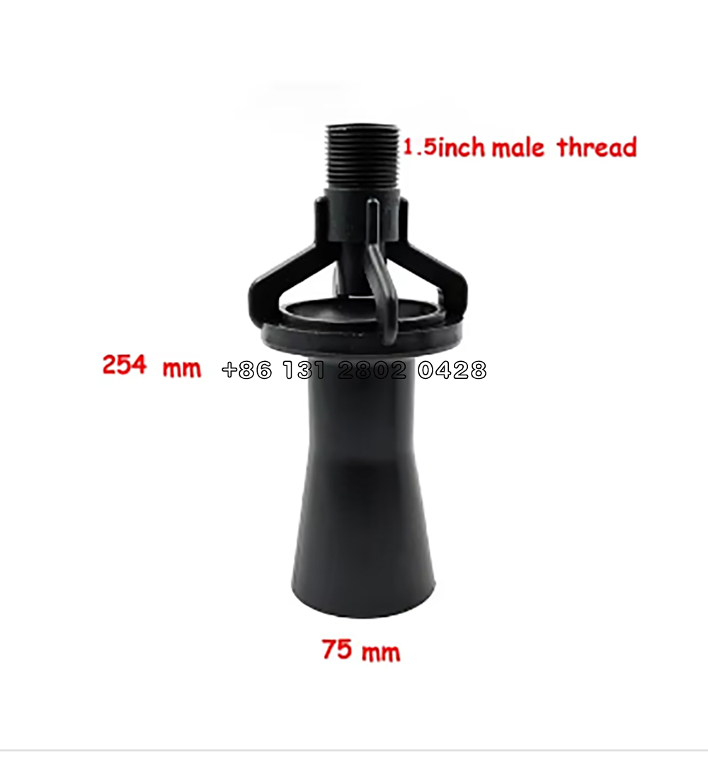 Ugello di miscelazione del serbatoio Venturi da 1/4,3/8,1/2,1.2,1,5 PP, eduttore di miscelazione del fluido, ugello dell'eduttore del fluido di miscelazione, ugello Venturi del getto d'acqua: verde