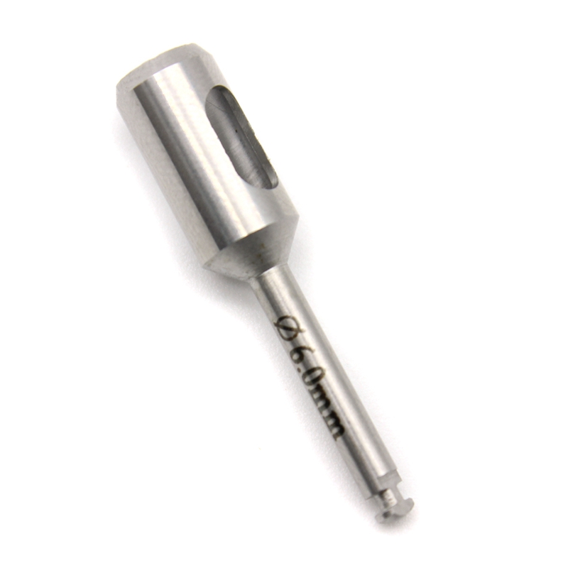 Perforadora de tejido para implante Dental, cortador de anillo gingival de acero inoxidable, pieza de mano de baja velocidad, herramientas de instrumentos quirúrgicos de odontología, 1 Uds.: Gris oscuro