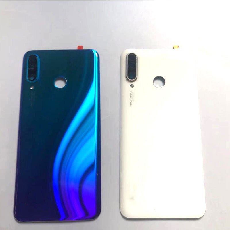 Original Glass Rear Cover For Huawei Honor 20 Lite MAR-LX1H Back Battery Cover Case Housing Door +Camera Lens + Adhesive
